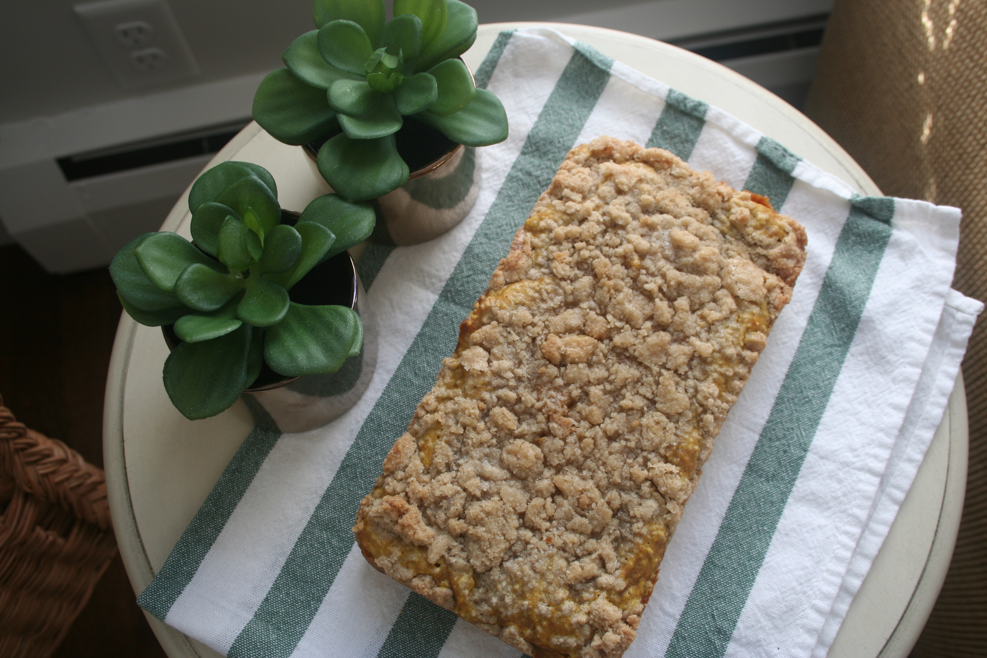 pumpkin bread streusel