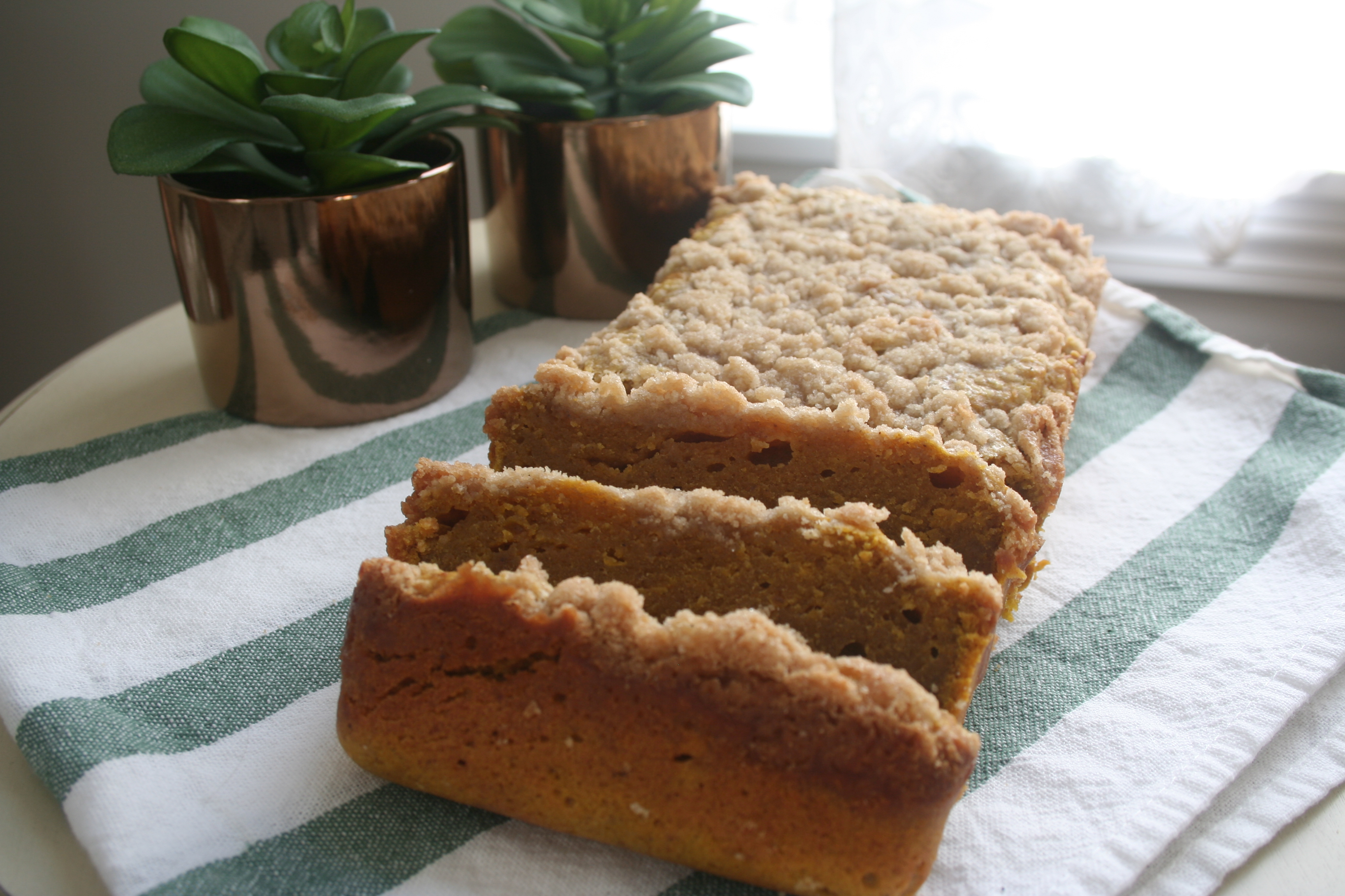 pumpkin bread streusel