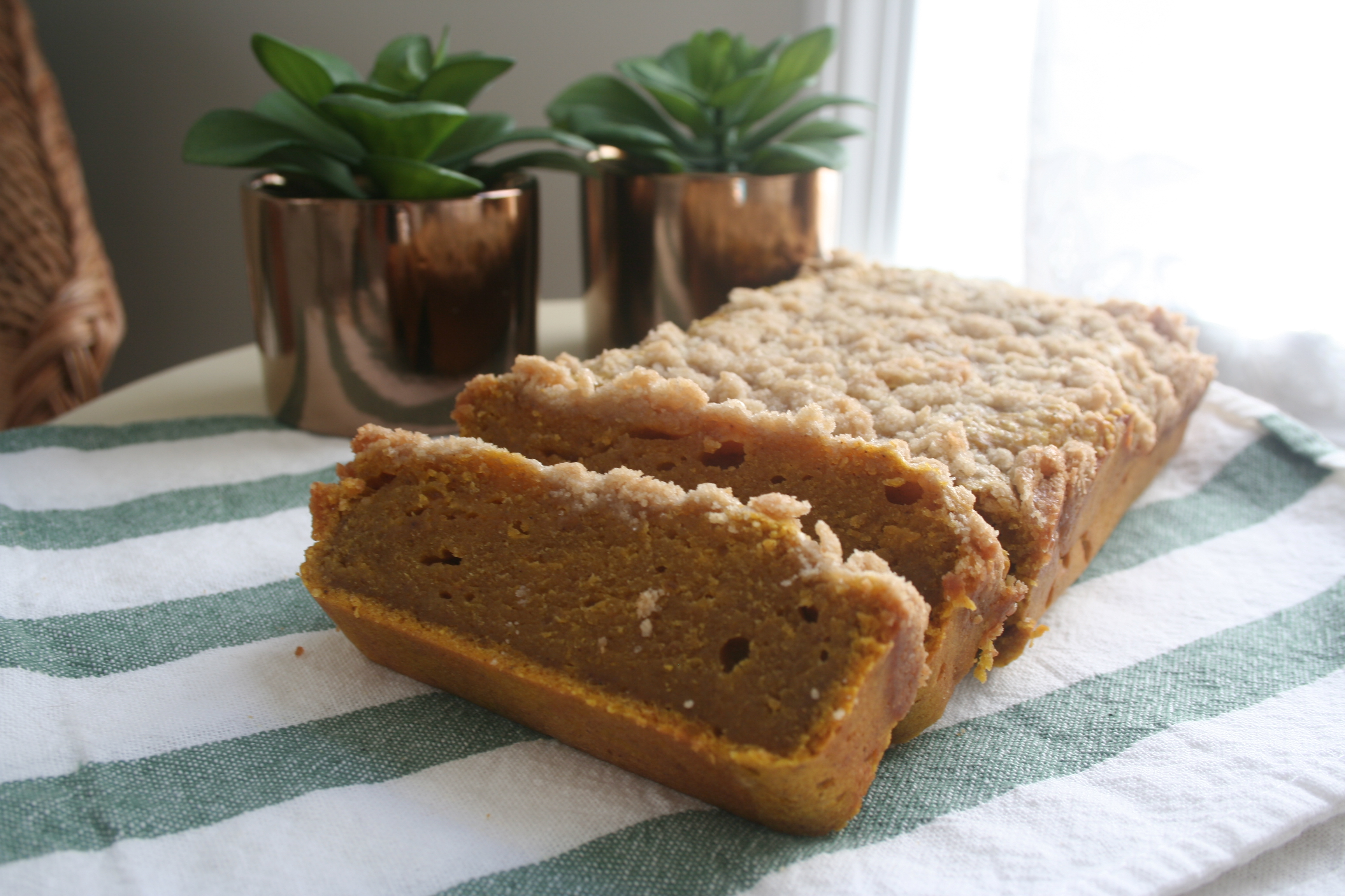 pumpkin bread streusel