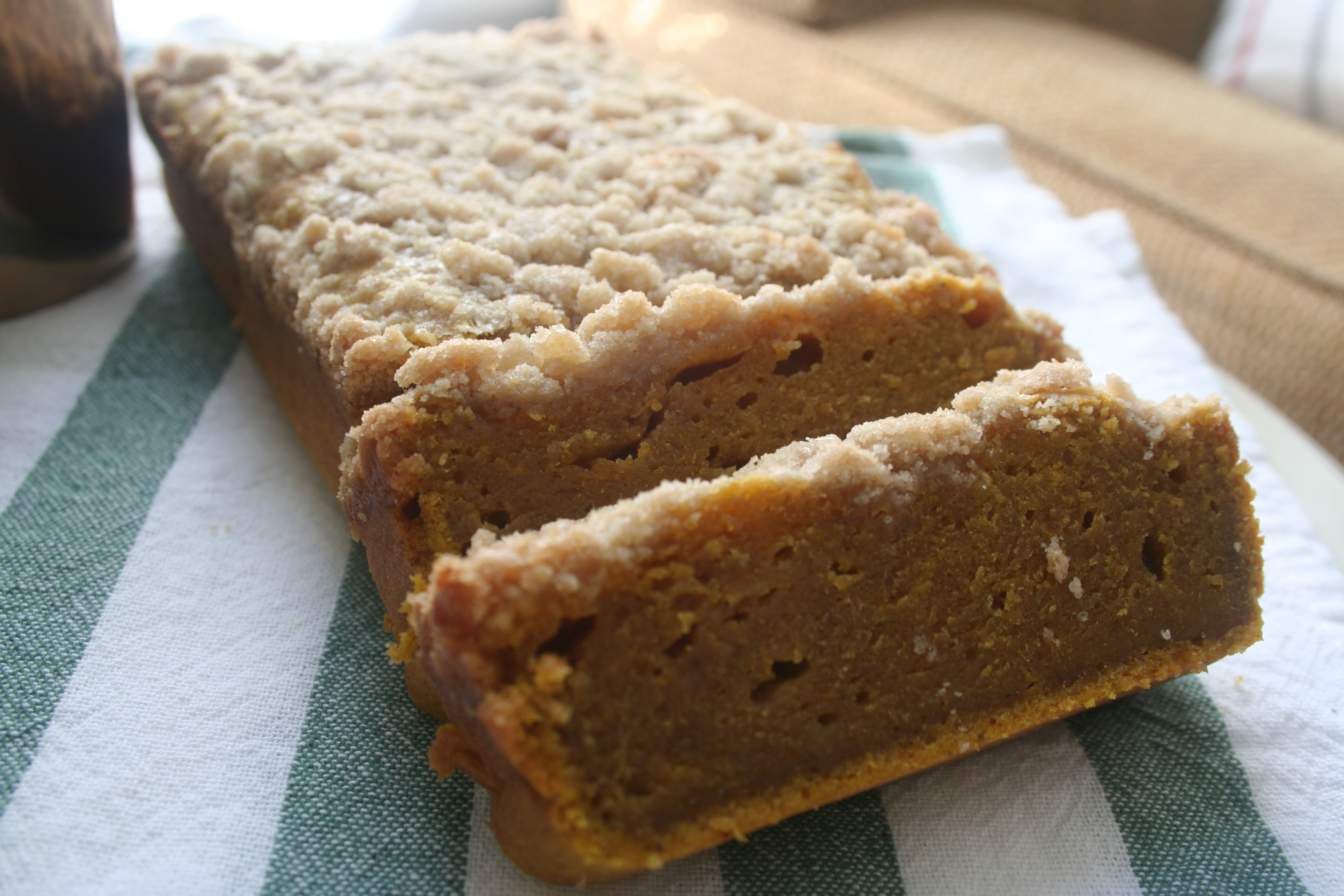 pumpkin bread streusel