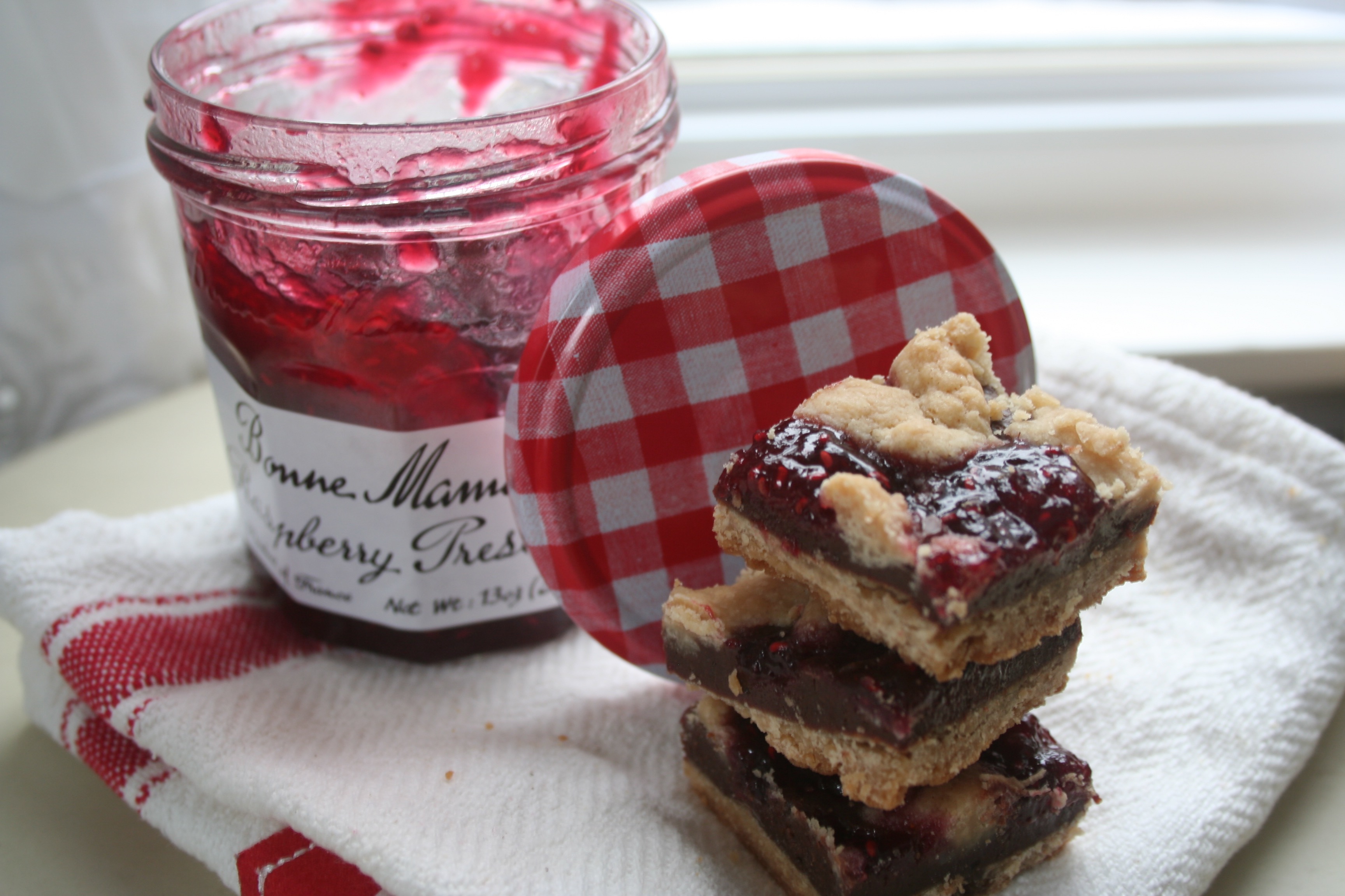 chocolate raspberry bars