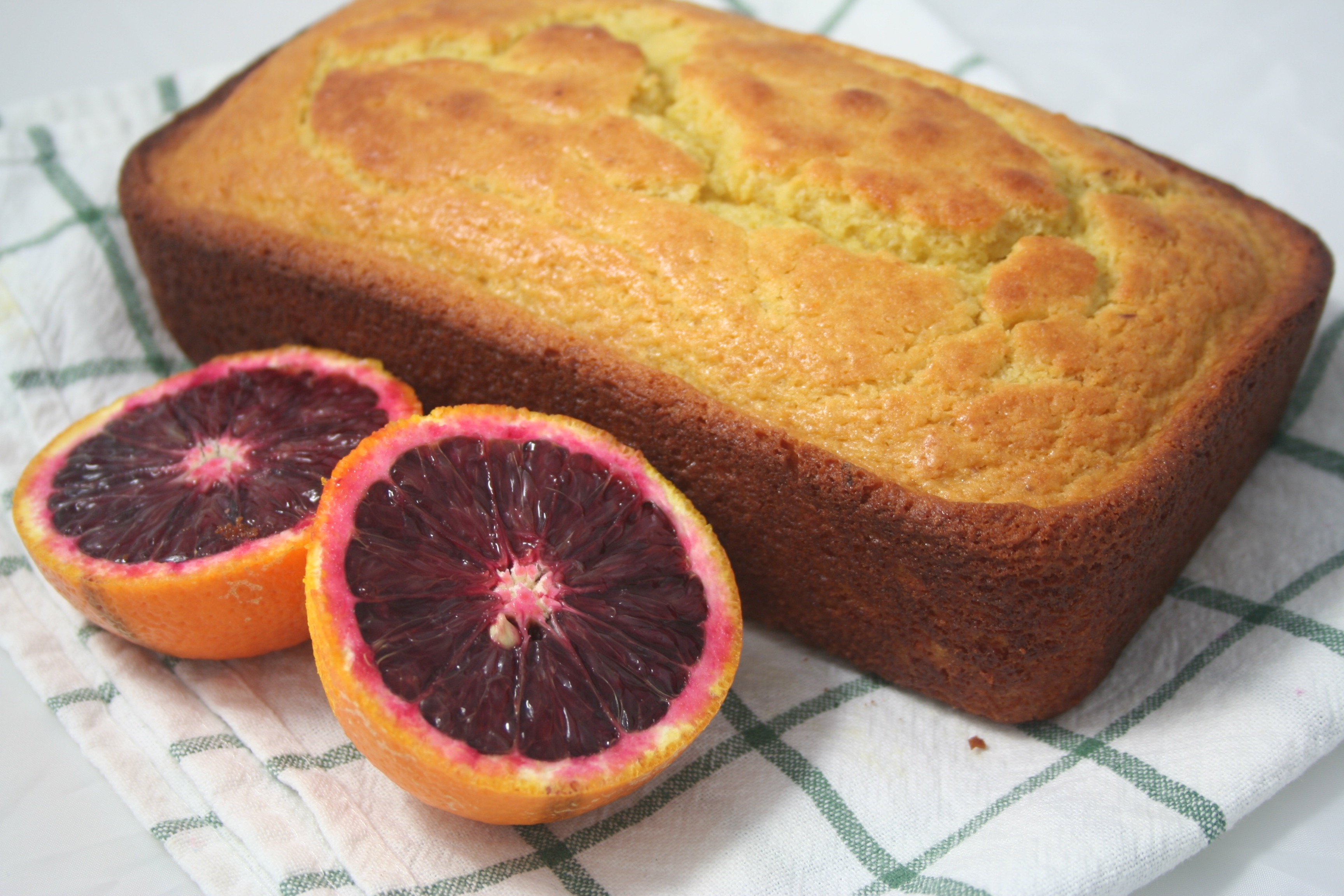 blood orange olive oil cake