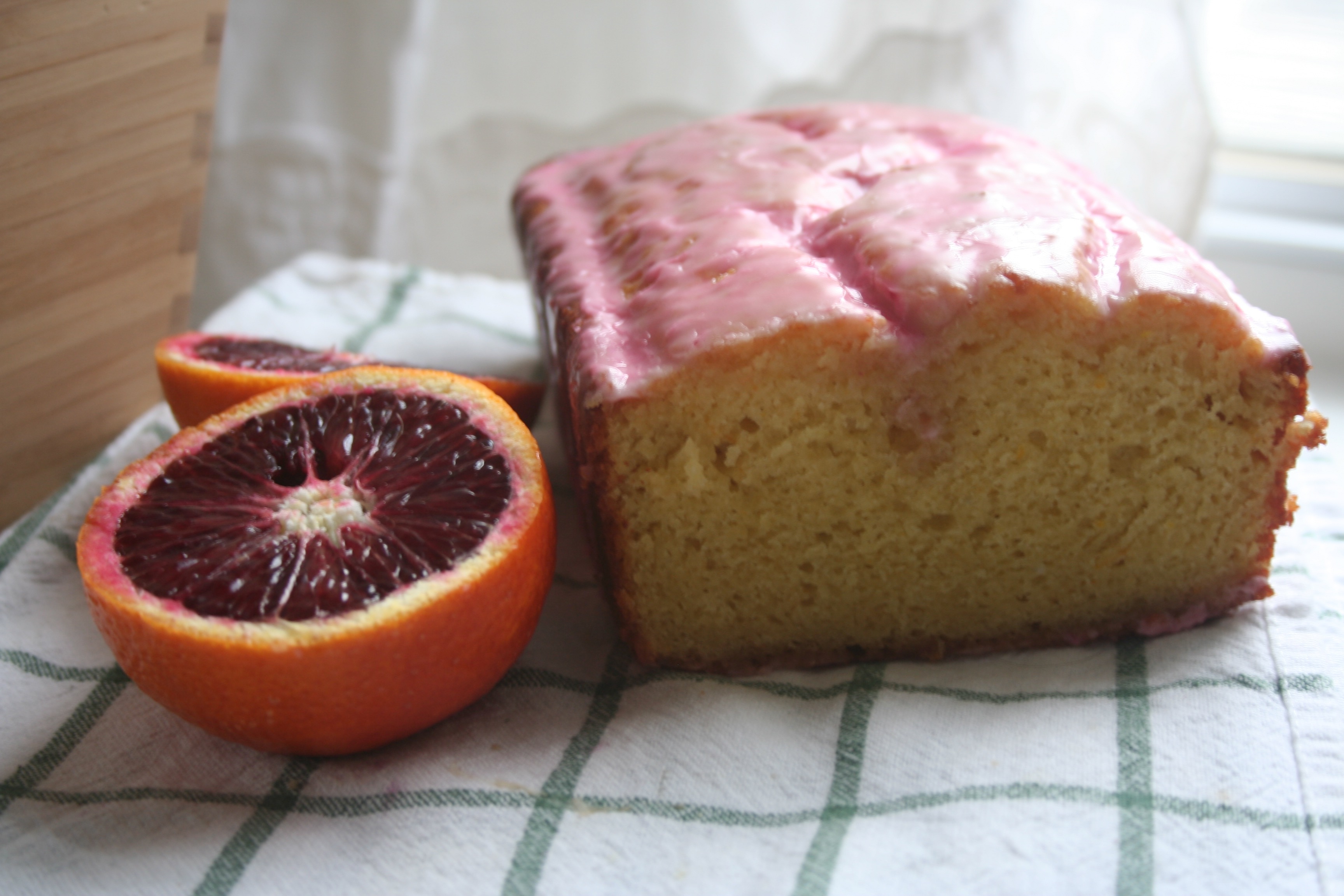 blood orange olive oil cake