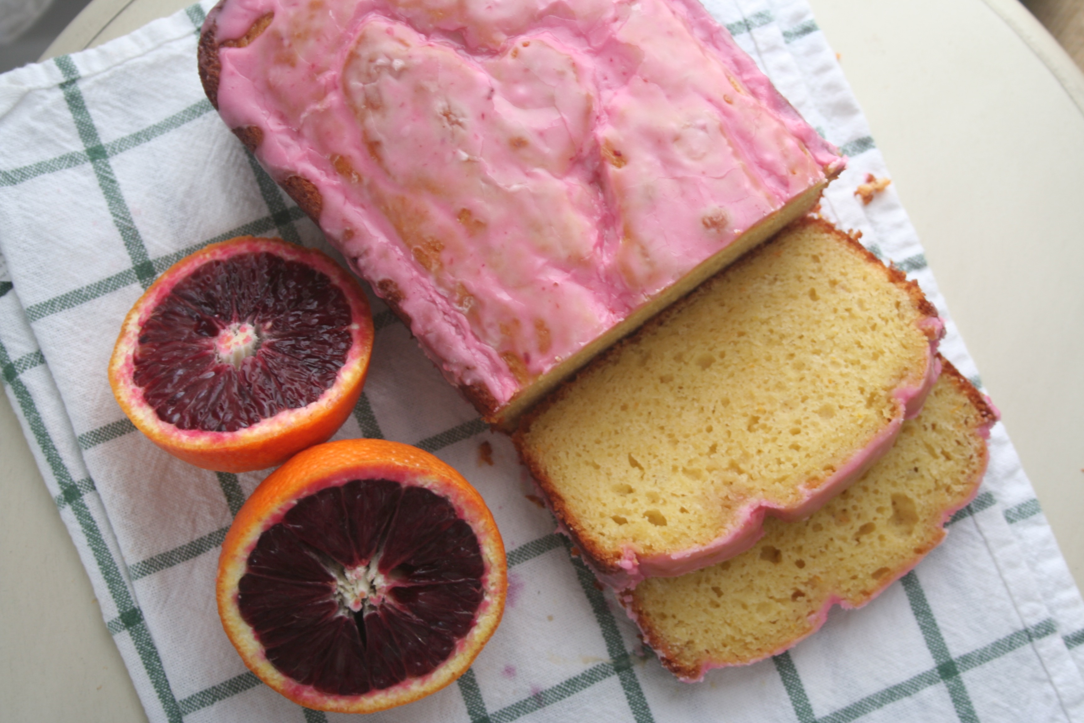 blood orange olive oil cake