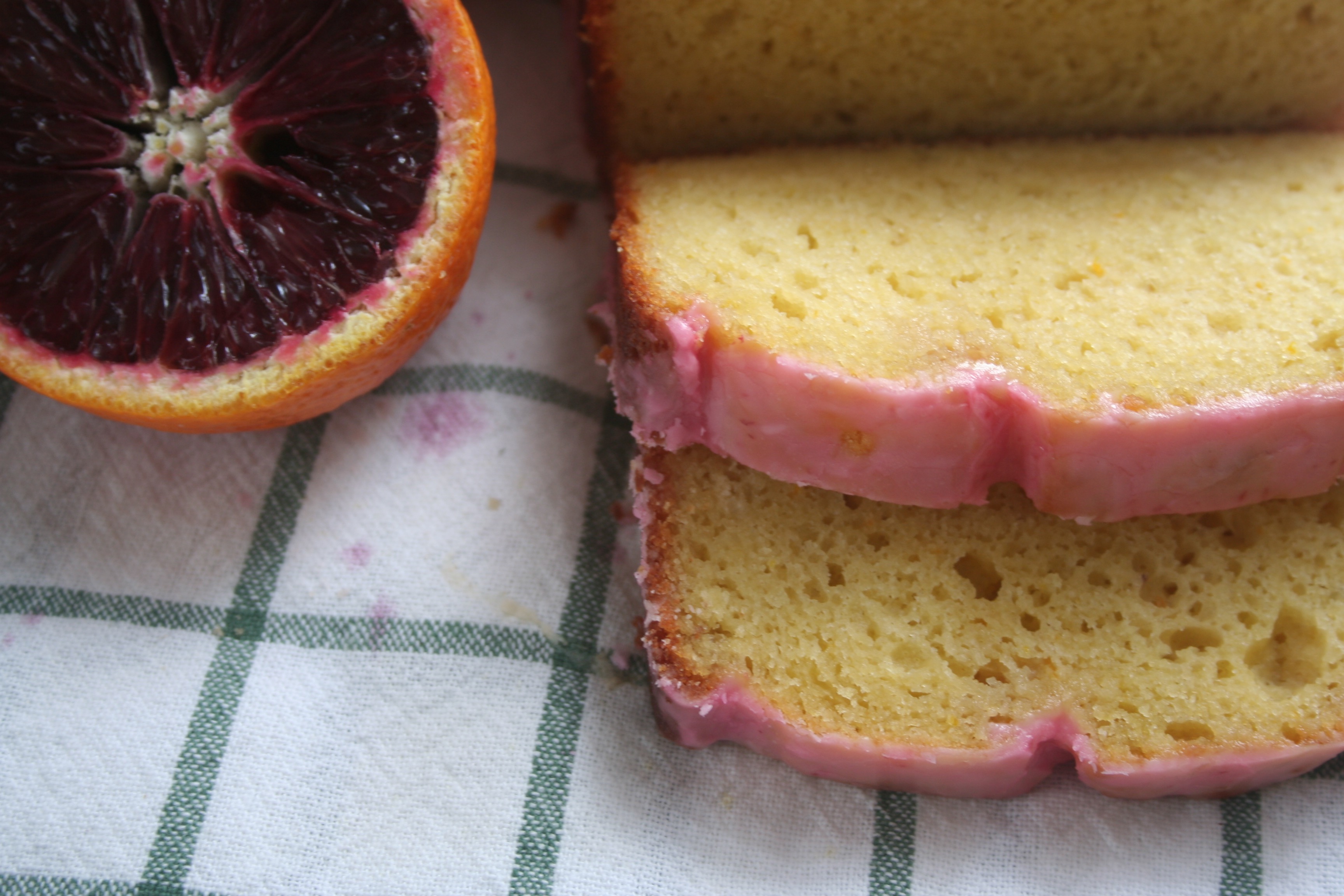 blood orange olive oil cake