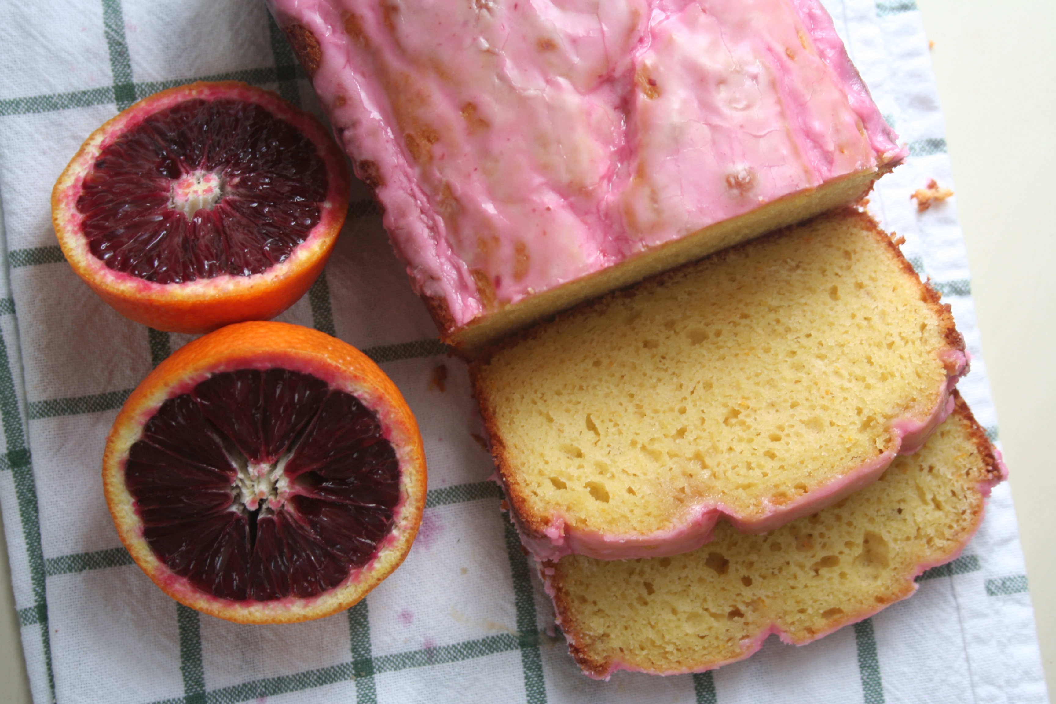 blood orange olive oil cake