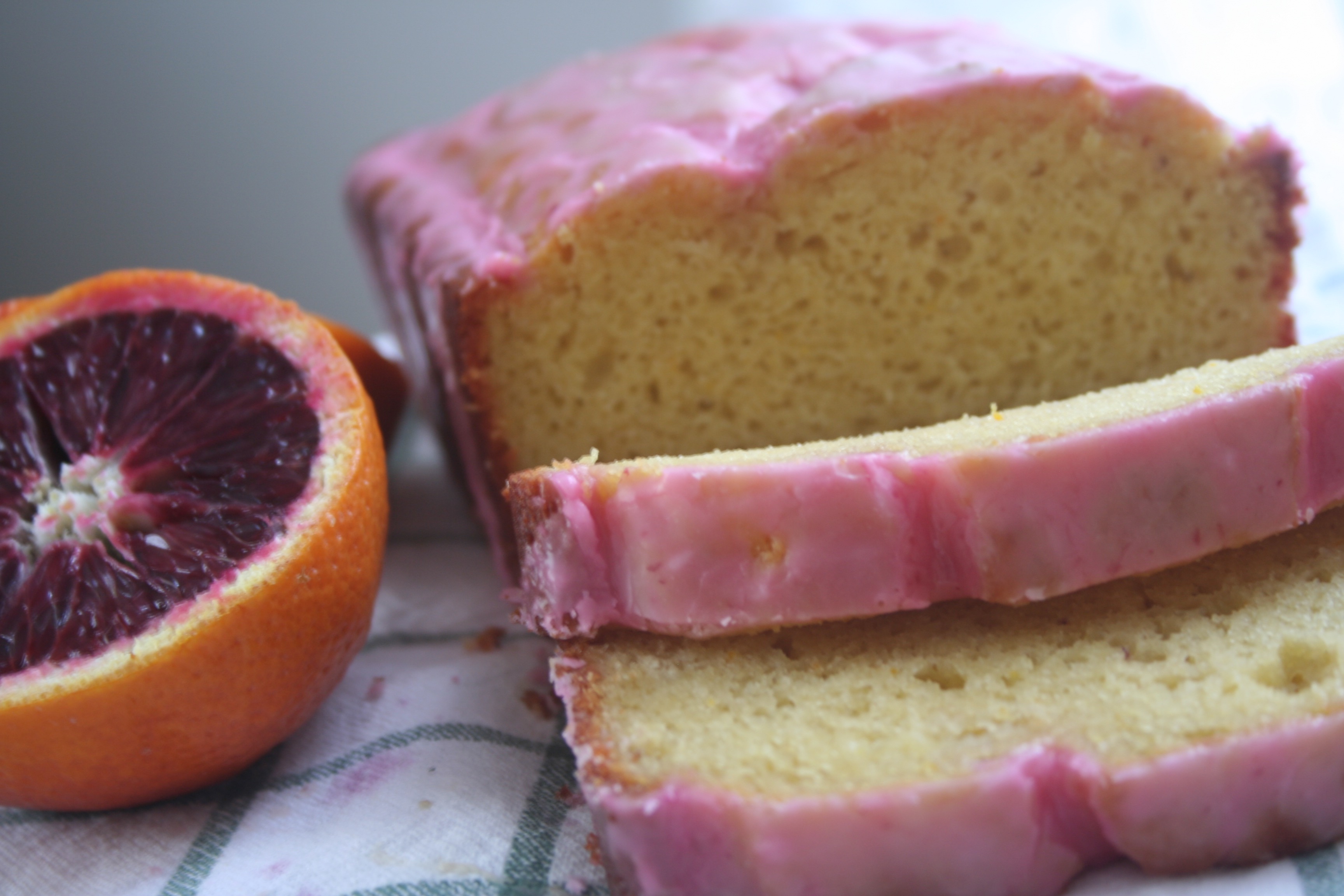 blood orange olive oil cake