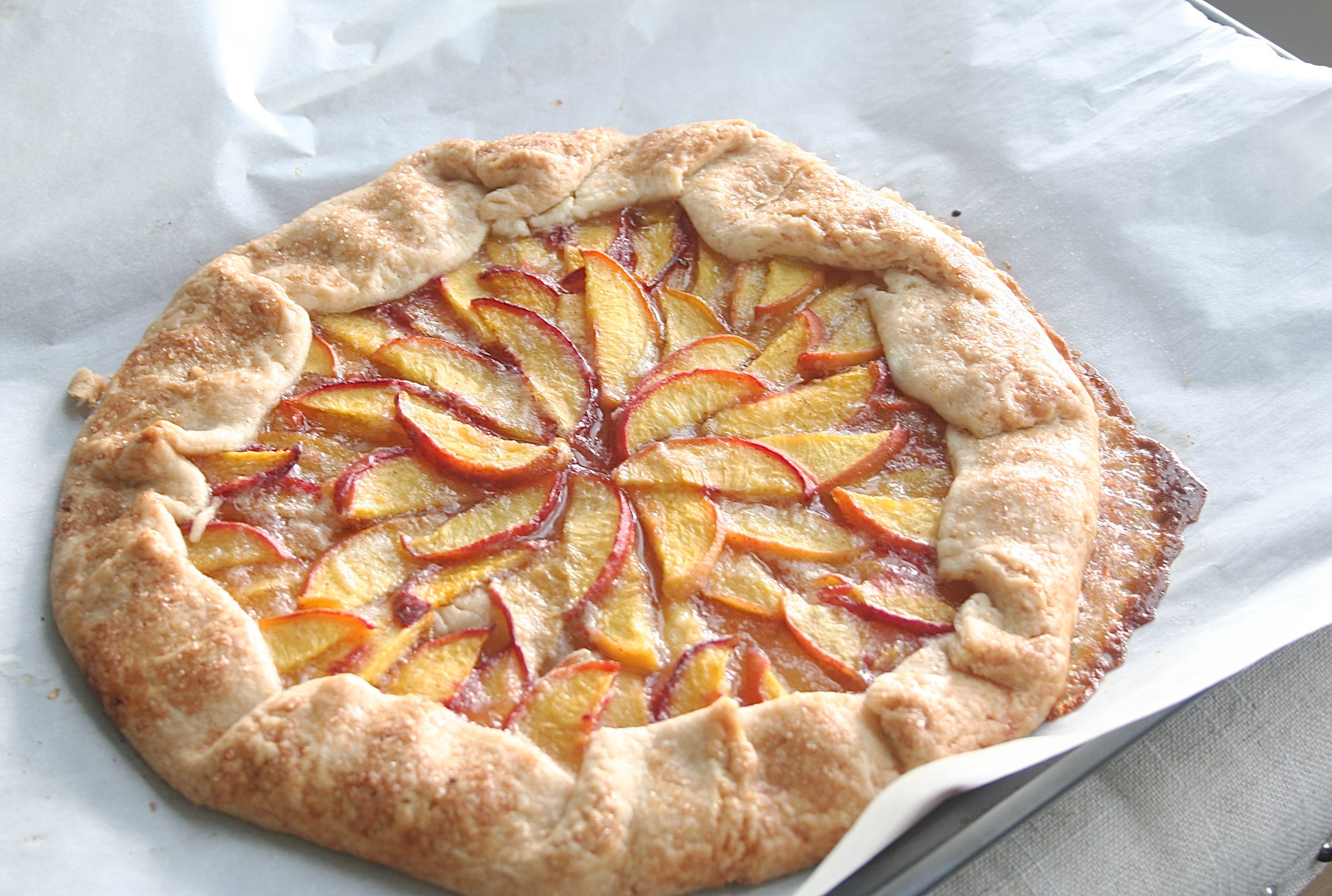 peach tart