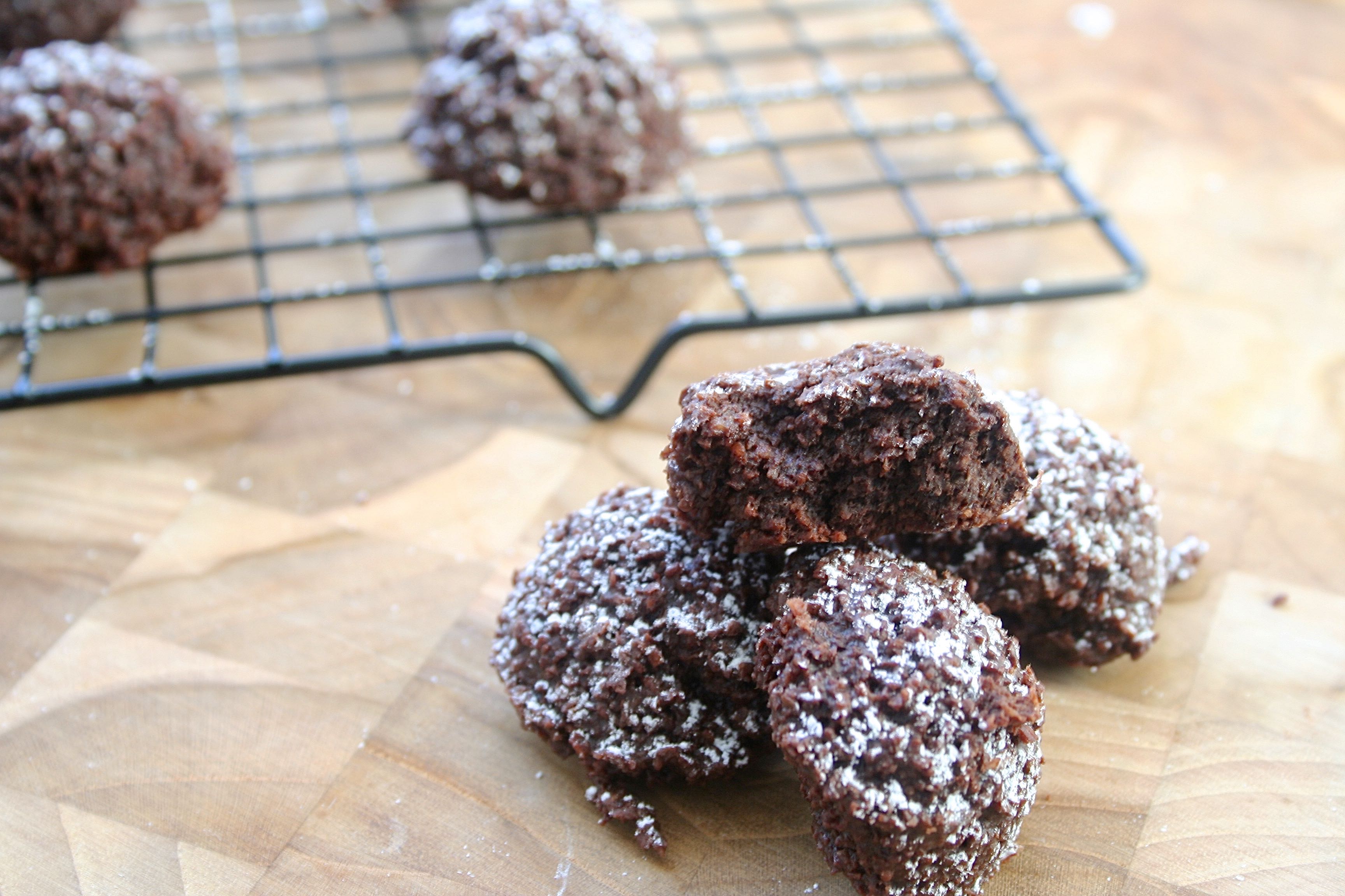 chocolate macaroons