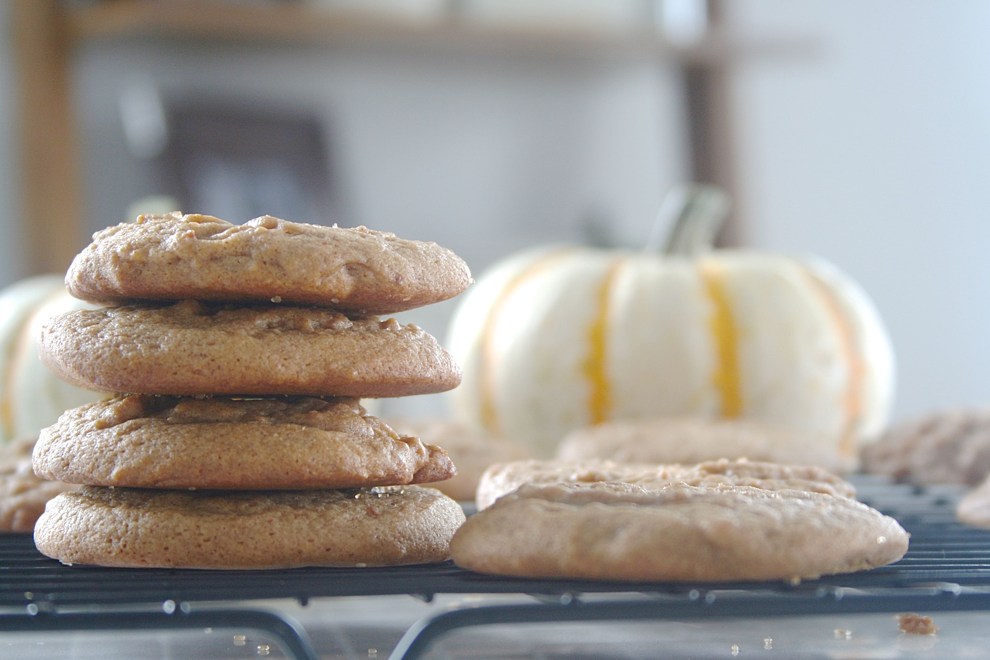 honey pumpkin spice cookies