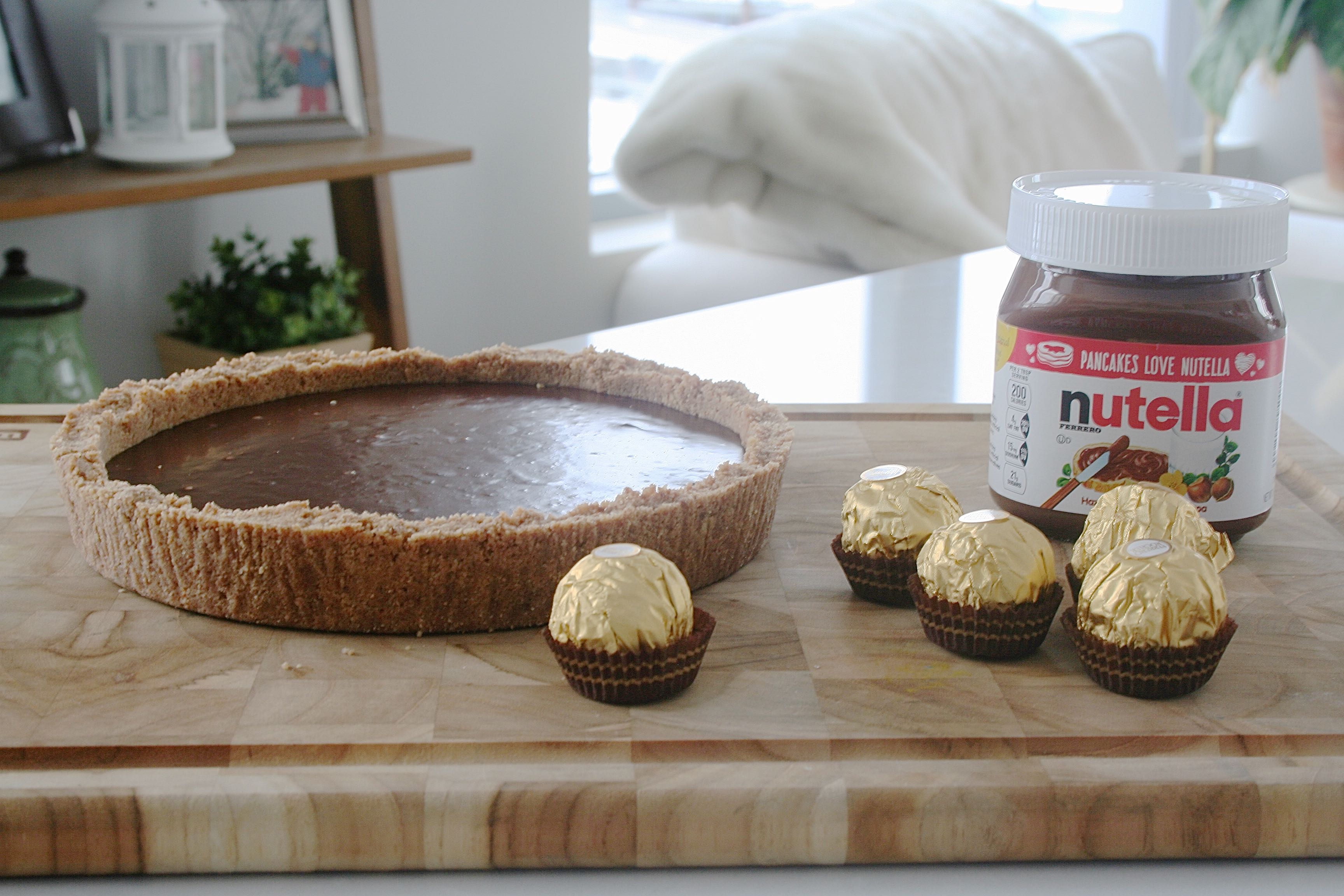 chocolate hazelnut tart