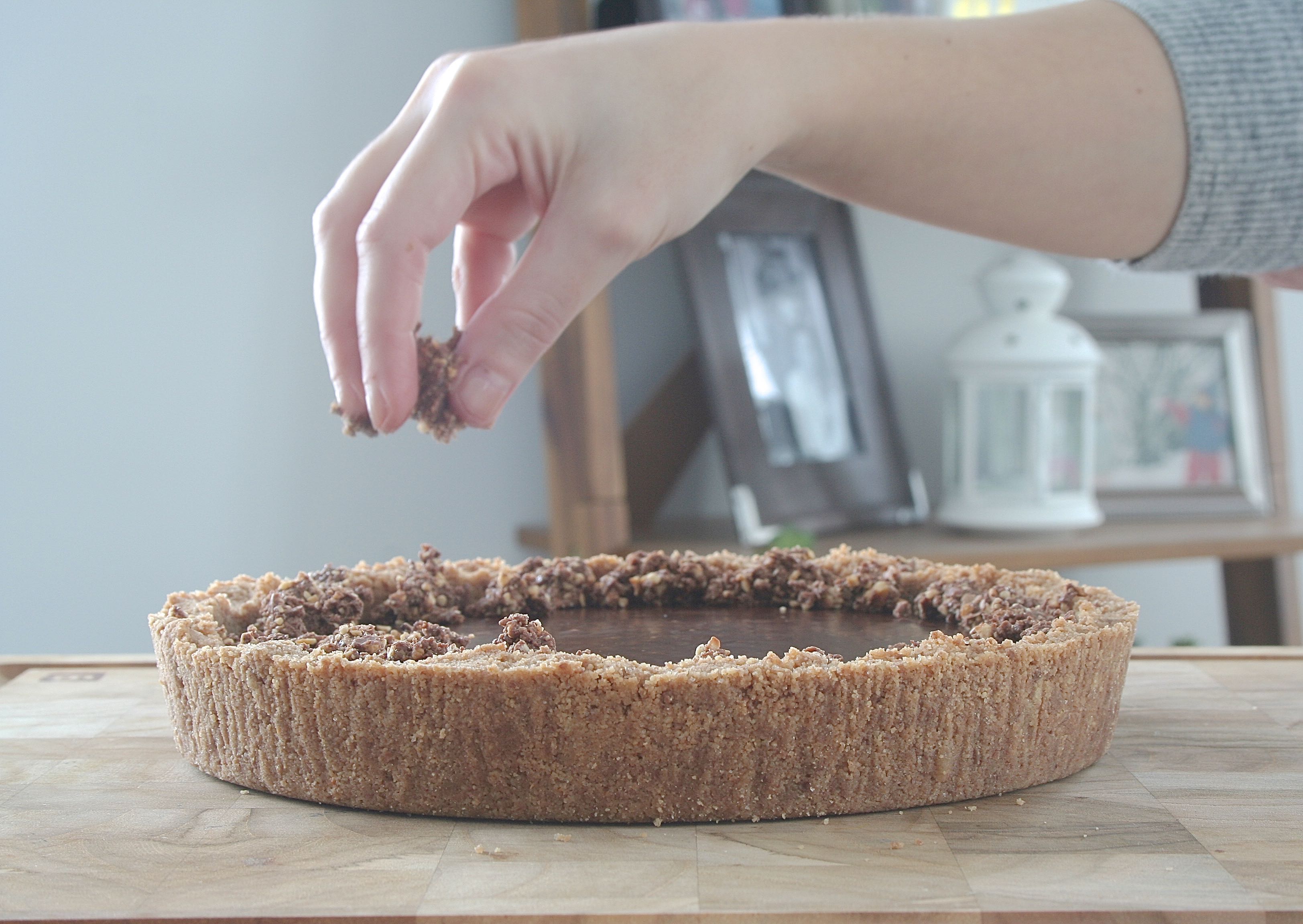 chocolate hazelnut tart