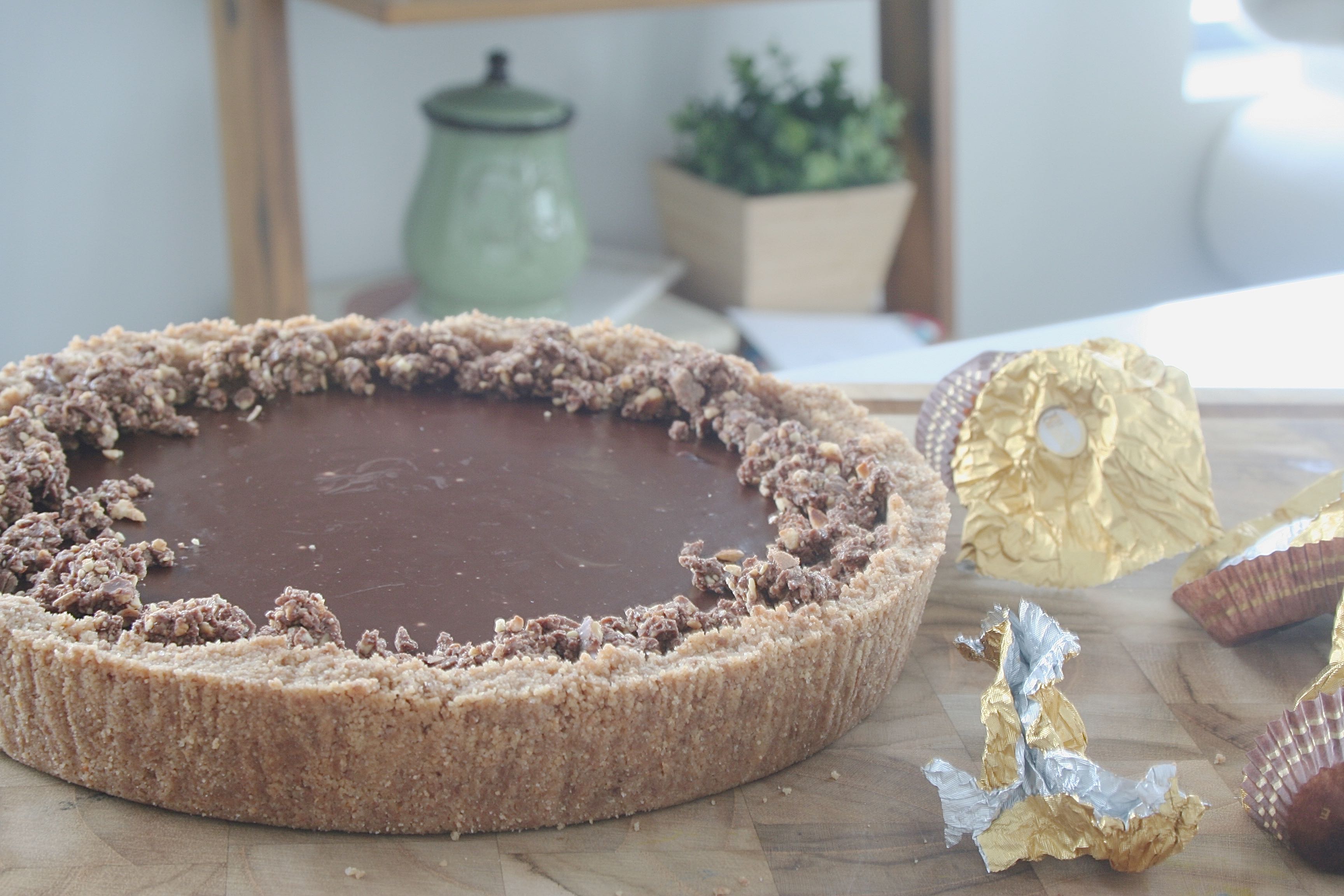 chocolate hazelnut tart