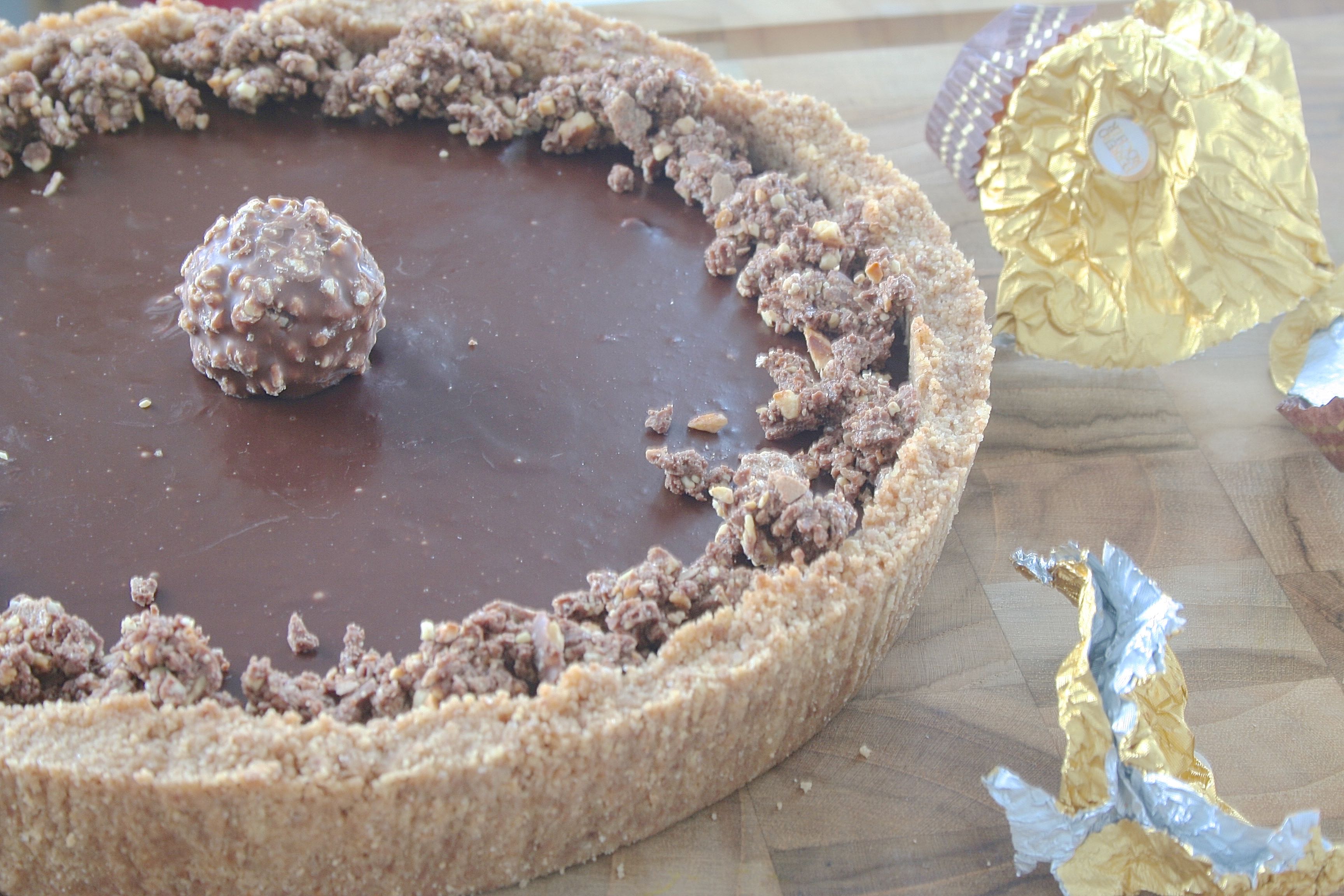 chocolate hazelnut tart