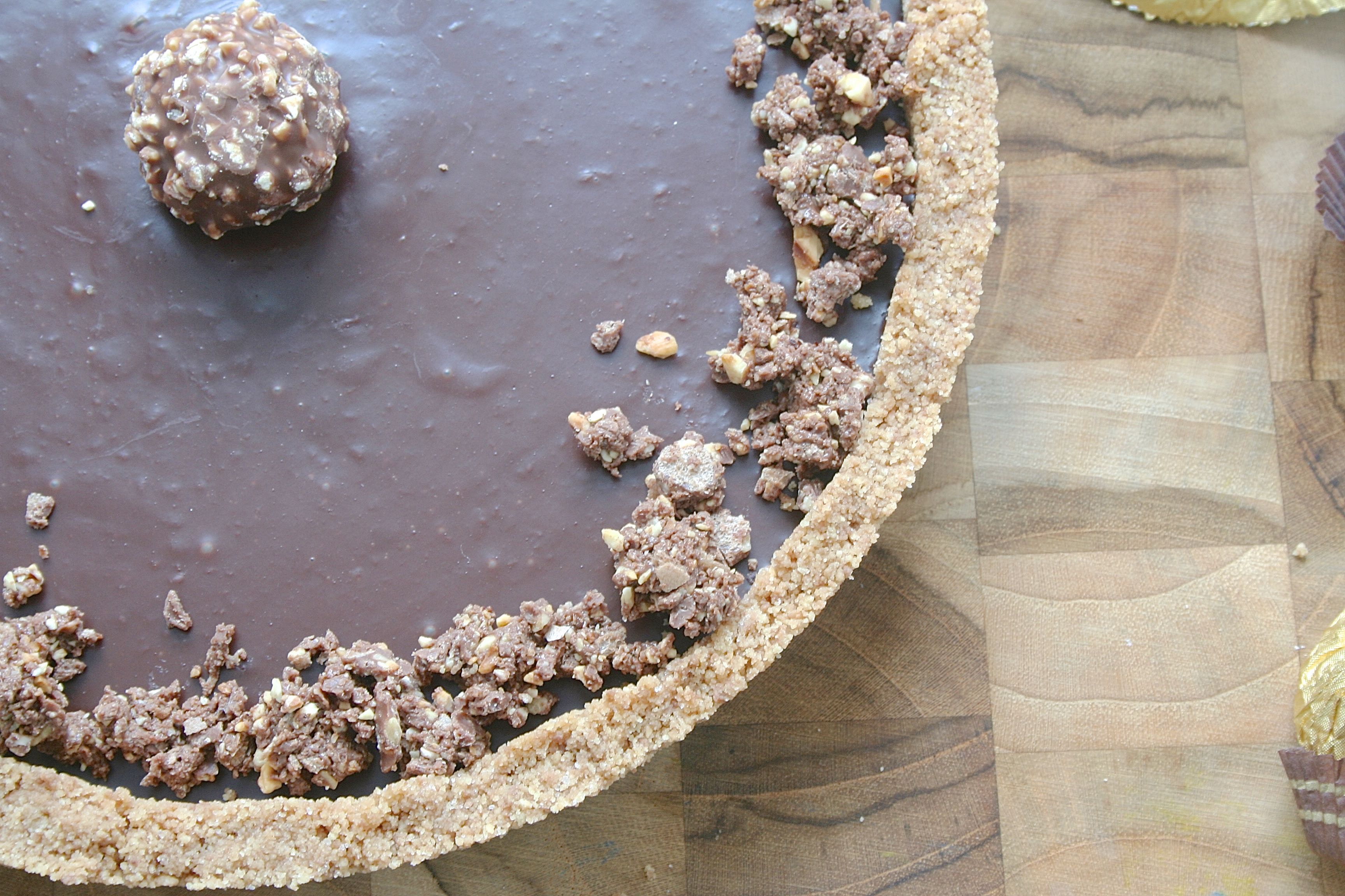 chocolate hazelnut tart