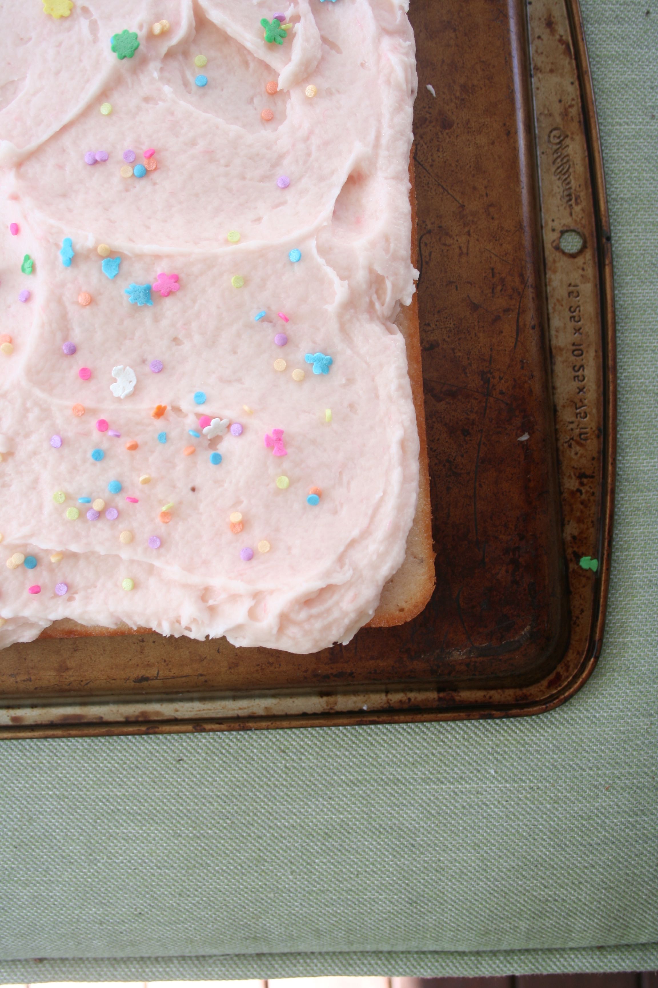 strawberry rhubarb cake