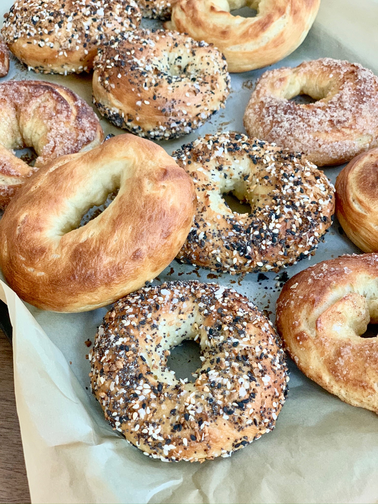 montreal style bagels • Oh, honey honey